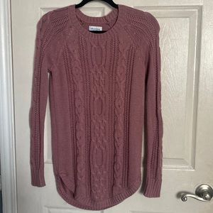 Plum colored sweater